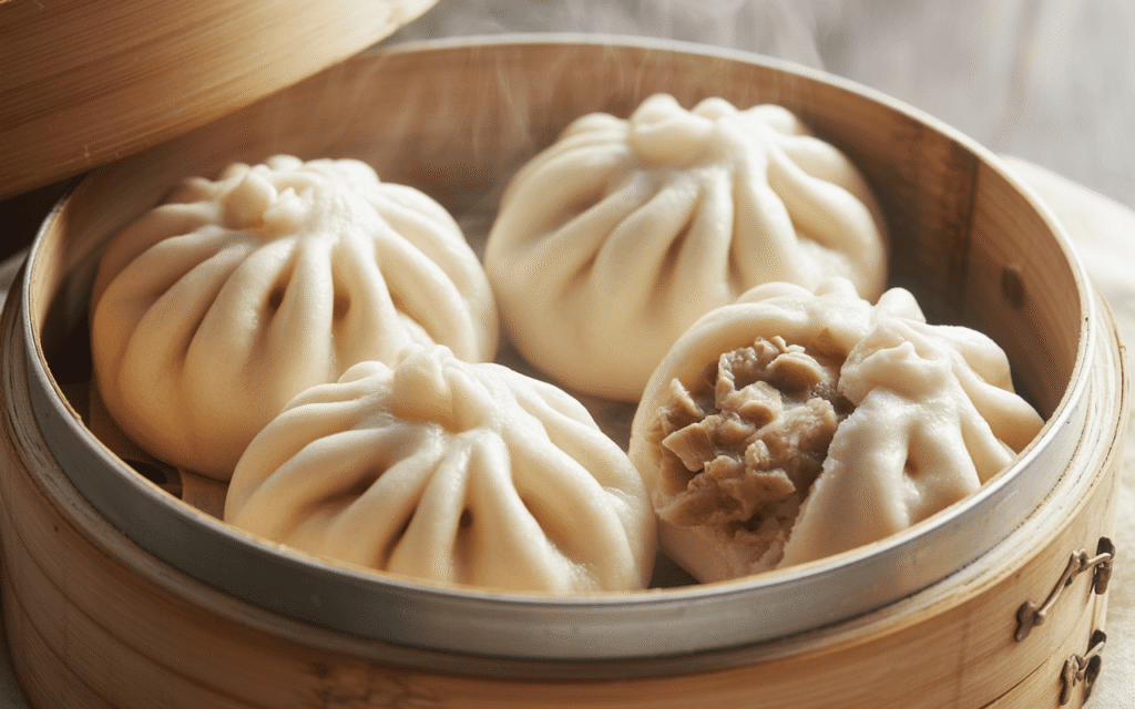 Baozi Rellenos de Cerdo