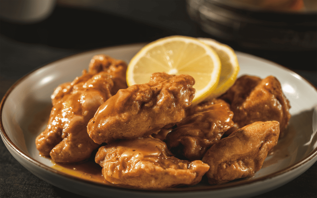 Pollo al Limón Estilo Chino